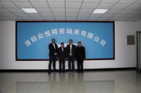 德國精密軸承領域專家到我公司考察訪問